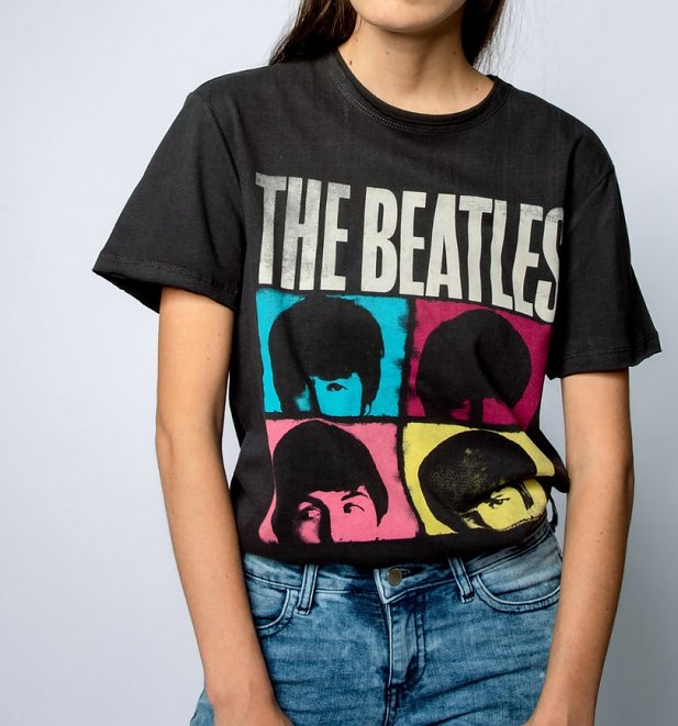 Charcoal The Beatles Hard Day S Night T Shirt From Amplified