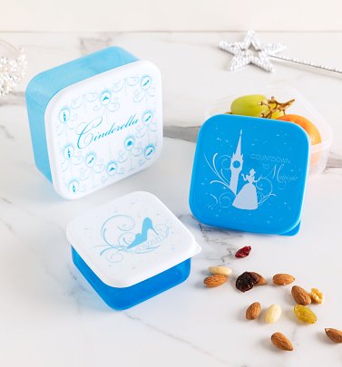 Cinderella Set Of Three Snack Boxes from Funko Cinderella Set Of Three Snack Boxes from Funko