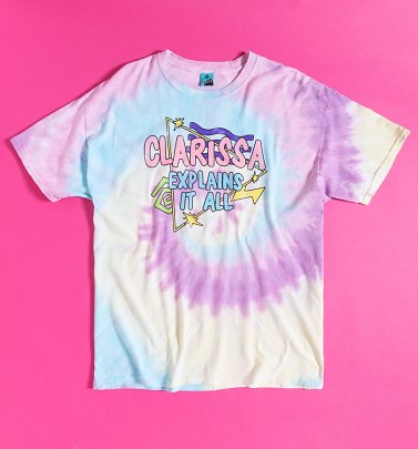 Clarissa Explains It All Logo Tie Dye T-Shirt