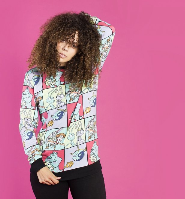 Classic Disney Pixar All Over Print Sweater from Cakeworthy
