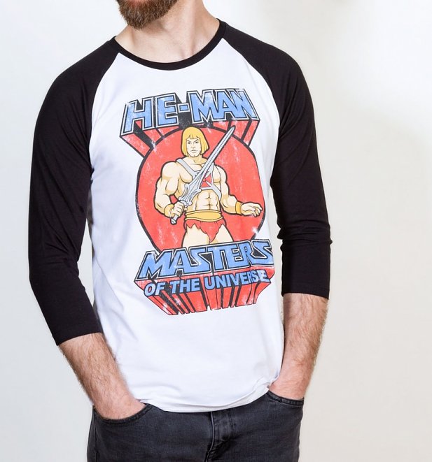 Classic He-Man Baseball T-Shirt Classic He-Man Baseball T-Shirt