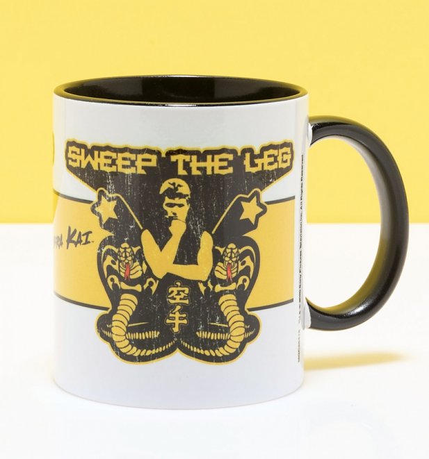 Cobra Kai Sweep The Leg Mug with Black Handle Cobra Kai Sweep The Leg Mug with Black Handle