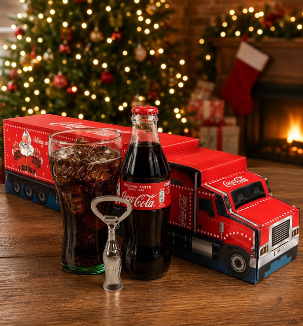 Coca-Cola Festive Boxed Truck Set Coca-Cola Festive Boxed Truck Set