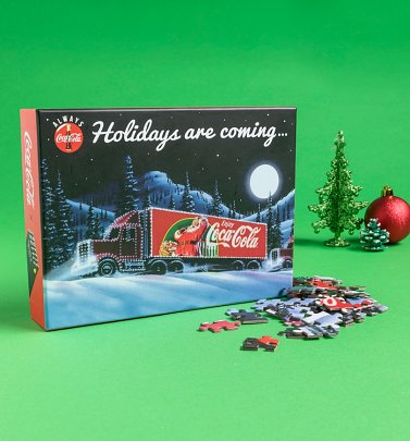 Coca-Cola Holidays Are Coming 500 Piece Jigsaw Puzzle Coca-Cola Holidays Are Coming 500 Piece Jigsaw Puzzle