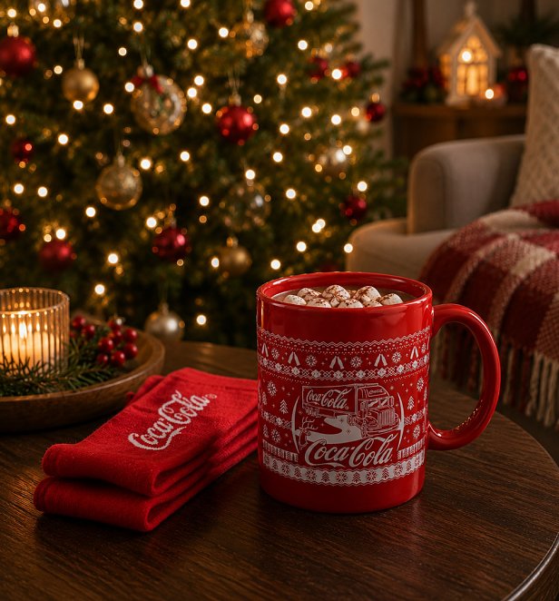 Coca-Cola Mug with Socks Coca-Cola Mug with Socks