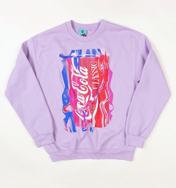 Coca-Cola Neon Can Orchid Sweater Coca-Cola Neon Can Orchid Sweater