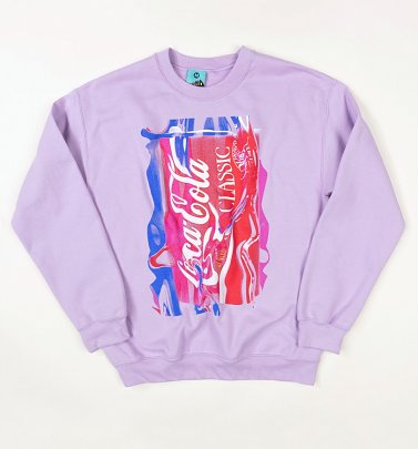 Coca-Cola Neon Can Orchid Sweater Coca-Cola Neon Can Orchid Sweater