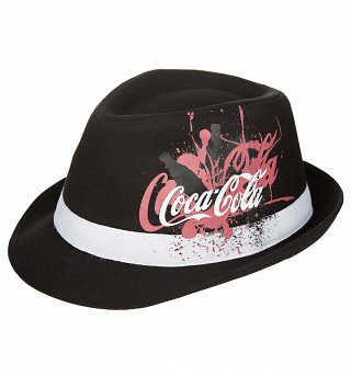 Coca-Cola Painted Bottle Fedora Hat Coca-Cola Painted Bottle Fedora Hat