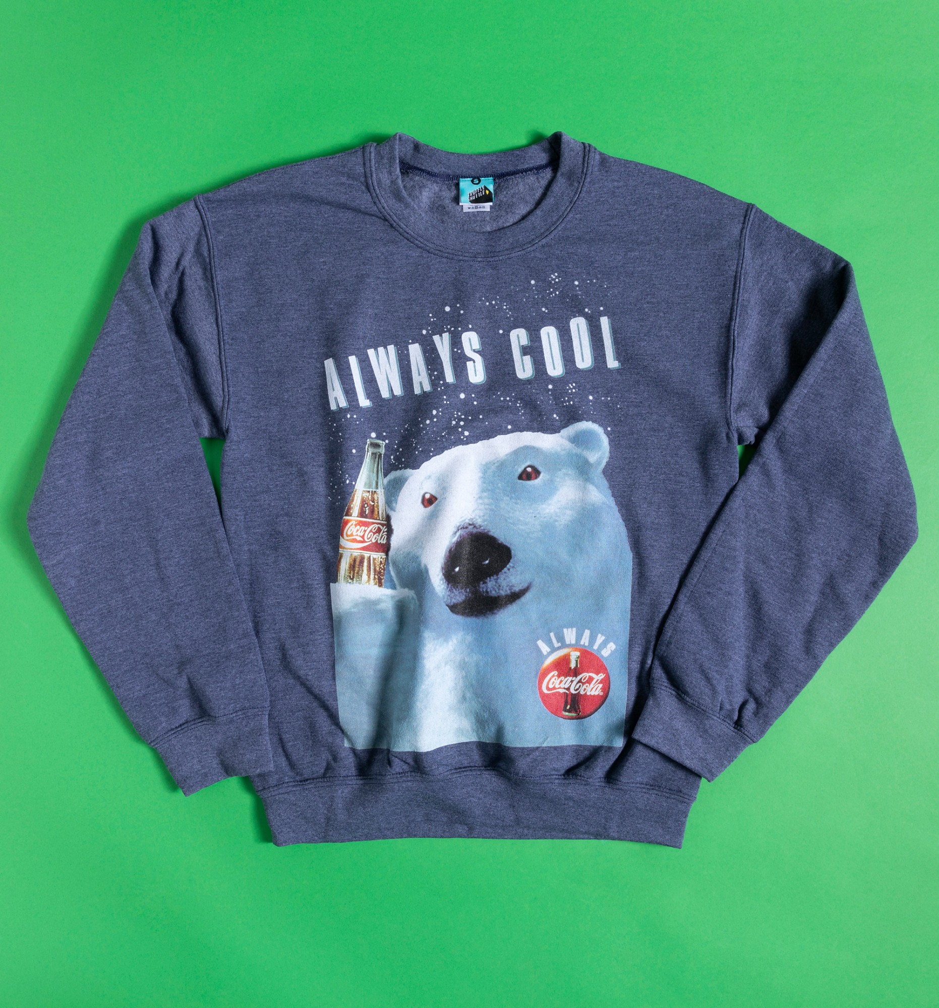 CocaCola Polar Bear Blue Marl Sweater