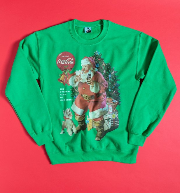 Coca-Cola Santa Claus Green Sweater Coca-Cola Santa Claus Green Sweater