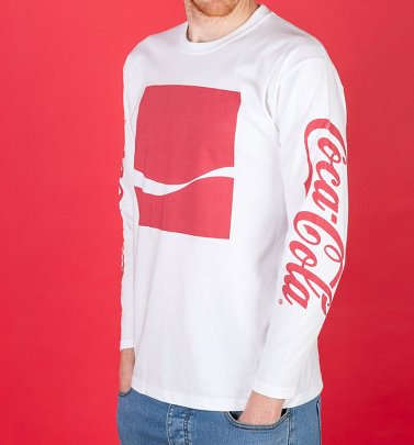 Coca-Cola White Long Sleeve T-Shirt Coca-Cola White Long Sleeve T-Shirt