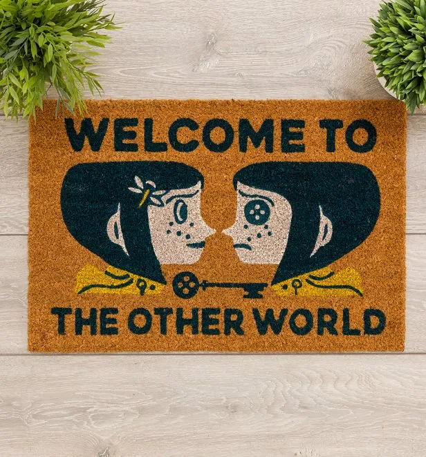Coraline Welcome To The Other Side Door Mat