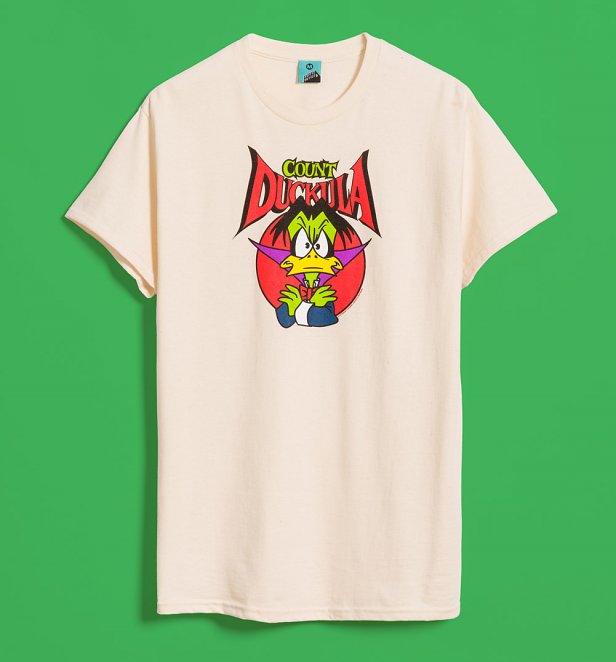 Count Duckula Stare Natural T-Shirt Count Duckula Stare Natural T-Shirt