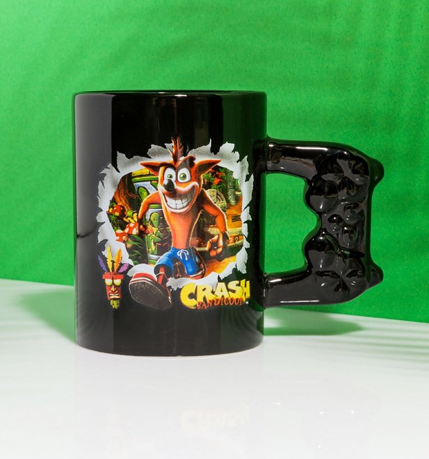 Crash Bandicoot Gaming Controller Handle Mug