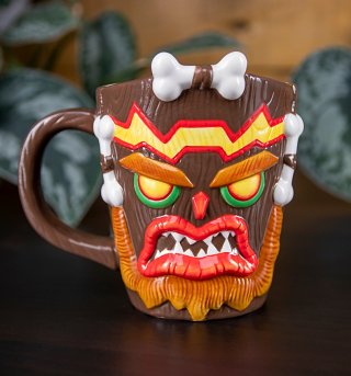 Crash Bandicoot Uka Uka Shaped Mug Crash Bandicoot Uka Uka Shaped Mug