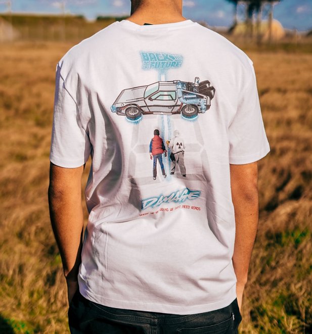 Criminal Damage x Back To The Future Comic Future White T-Shirt