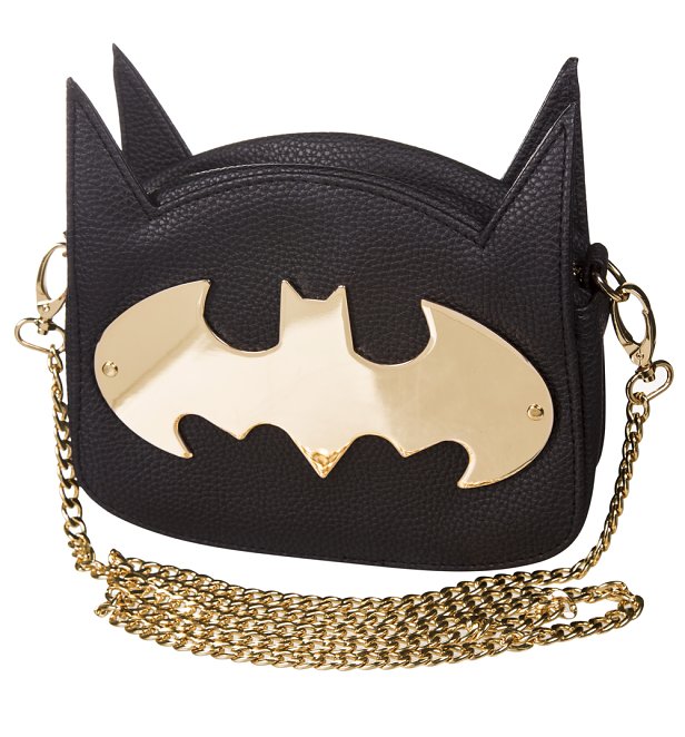 Dc Comics Batman Gotham Gold Cross Body Bag