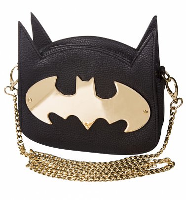 DC Comics Batman Gotham Gold Cross Body Bag DC Comics Batman Gotham Gold Cross Body Bag