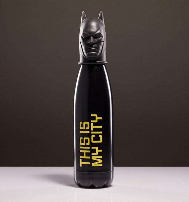 DC Comics Batman Water Bottle with 3D Lid