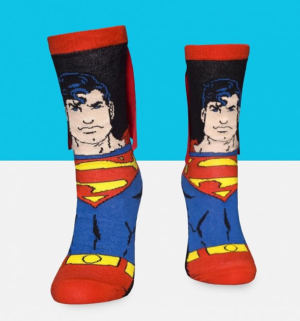 DC Comics Caped Superman Ankle Socks DC Comics Caped Superman Ankle Socks