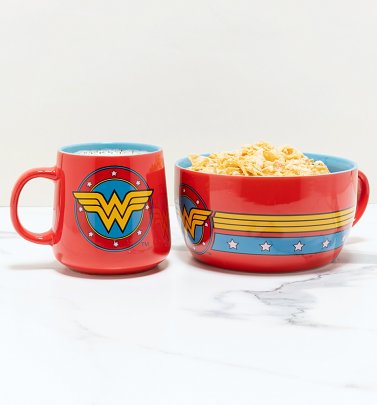 DC Comics Classic Wonder Woman Breakfast Set DC Comics Classic Wonder Woman Breakfast Set