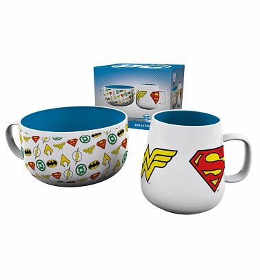 DC Comics Logos Breakfast Set DC Comics Logos Breakfast Set