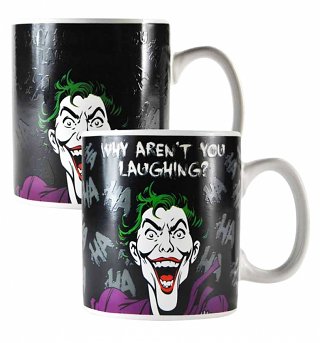 DC Comics The Joker Laughing Heat Changing Mug DC Comics The Joker Laughing Heat Changing Mug