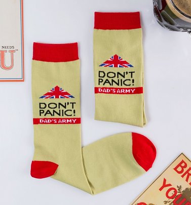 Dad's Army Don't Panic Socks Dad's Army Don't Panic Socks