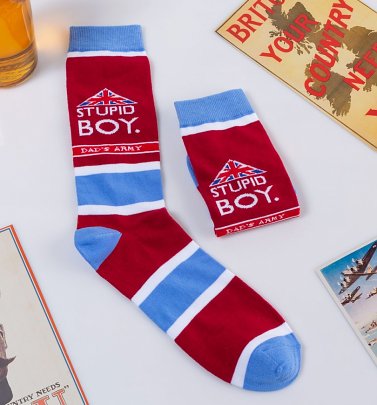 Dad's Army Stupid Boy Socks Dad's Army Stupid Boy Socks
