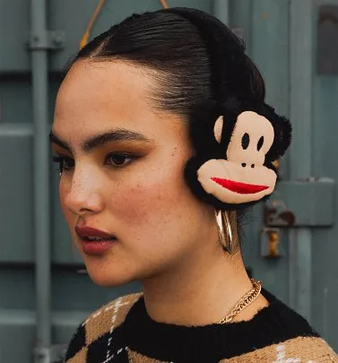 Daisy Street X Paul Frank 3D Julius Fluffy Slippers
