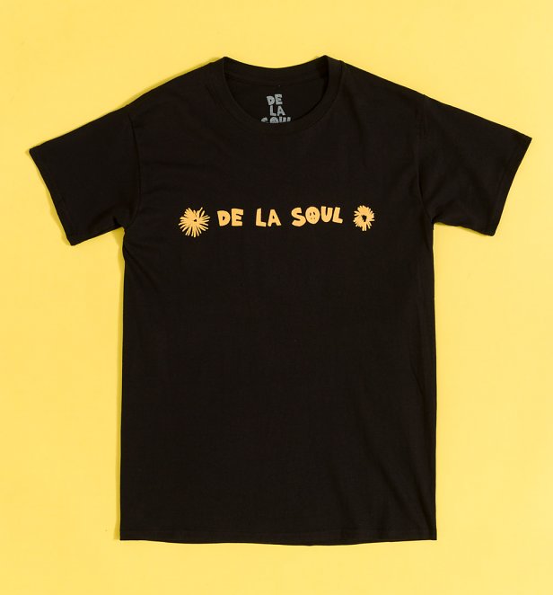 De La Soul Mono Group Black T-Shirt With Back Print
