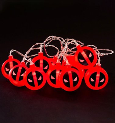 Deadpool Marvel 3D String Lights Deadpool Marvel 3D String Lights