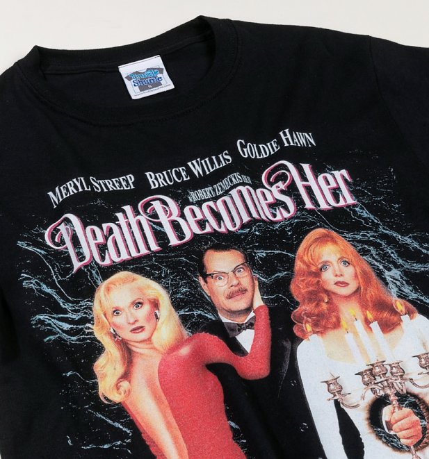 Death Becomes Her Movie Poster Black T-Shirt