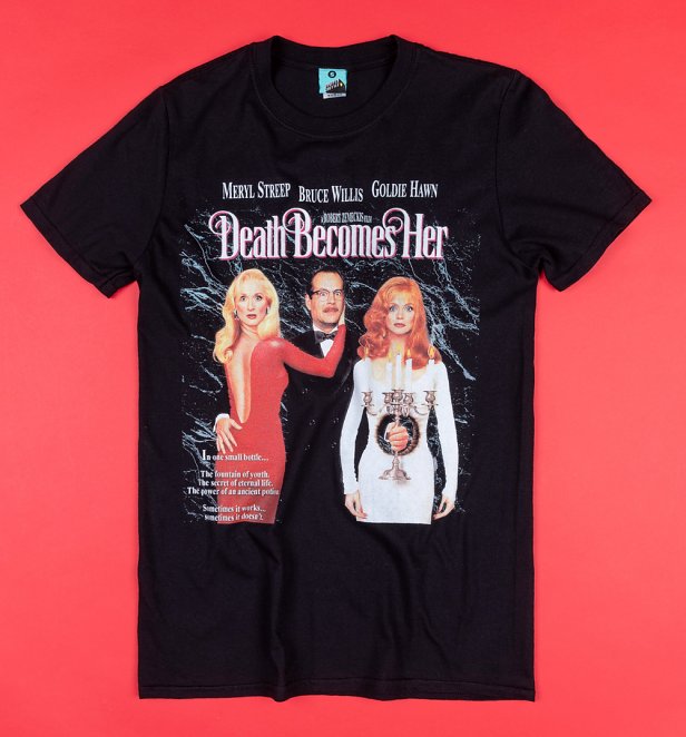 Death Becomes Her Movie Poster Black T-Shirt