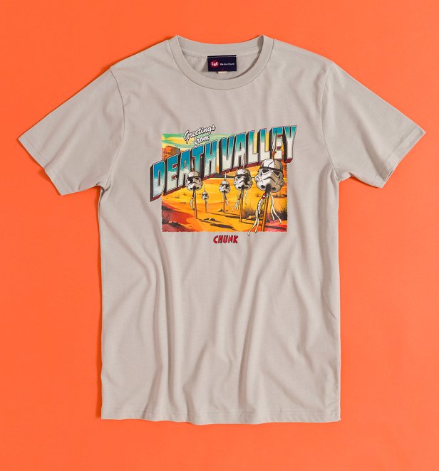 Death Valley Troopers Grey Marl T-Shirt from Chunk