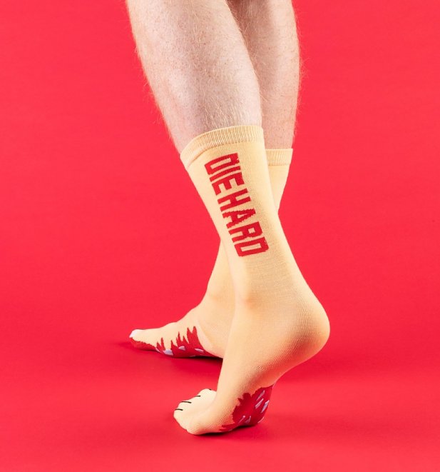 Die Hard John McClane Glass Shard Socks Die Hard John McClane Glass Shard Socks