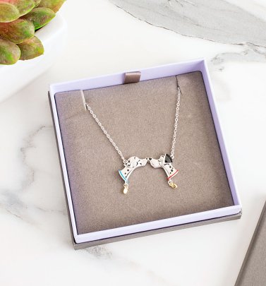 Disney 101 Dalmatians Pongo and Perdita Necklace Disney 101 Dalmatians Pongo and Perdita Necklace