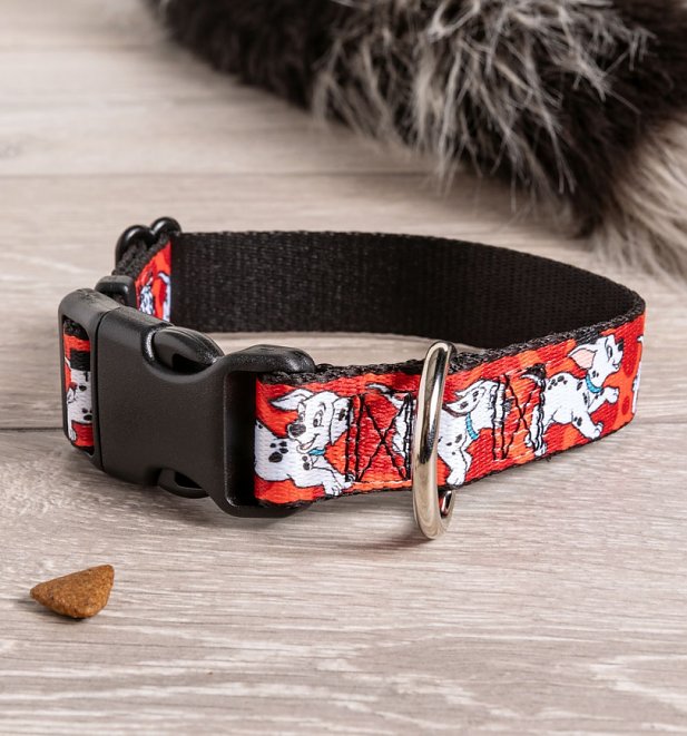 Disney 101 Dalmatians Running Plastic Clip Collar for Dogs from Buckle-Down