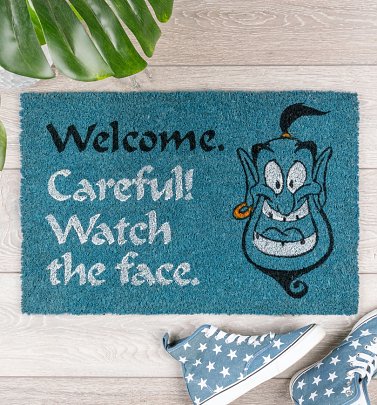 Disney Aladdin Genie Welcome Door Mat Disney Aladdin Genie Welcome Door Mat