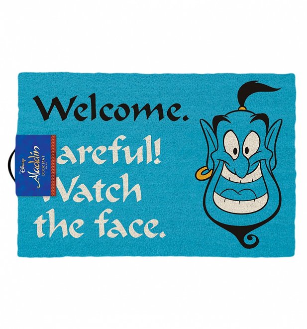 Disney Aladdin Genie Welcome Door Mat Disney Aladdin Genie Welcome Door Mat