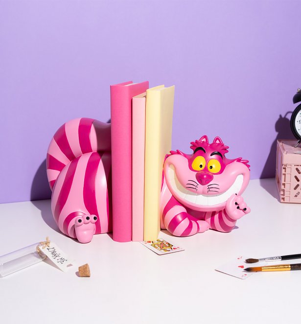 Disney Alice In Wonderland Cheshire Cat Bookends