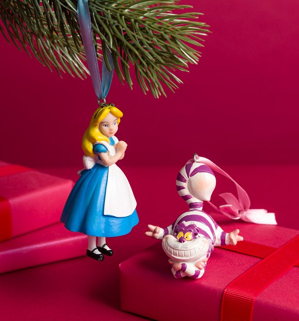 Disney Alice In Wonderland Set Of 2 Hanging Decorations Disney Alice In Wonderland Set Of 2 Hanging Decorations