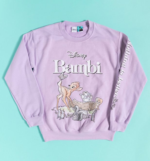 Disney Bambi Orchid Sweater Disney Bambi Orchid Sweater