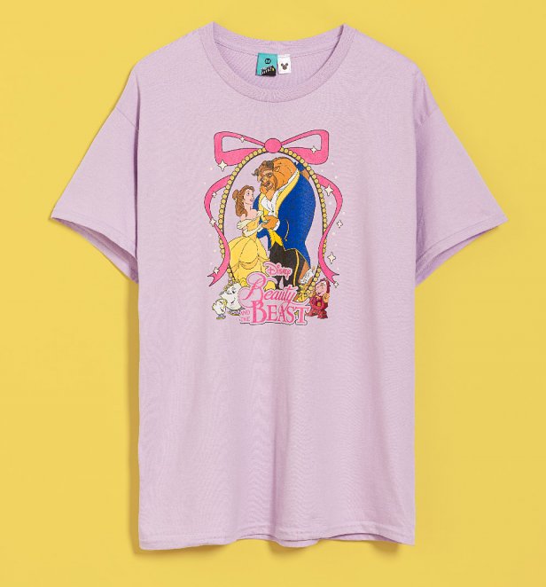 Disney Beauty And The Beast Bow Orchid T-Shirt