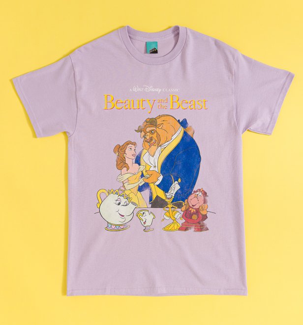 Disney Beauty and the Beast Lilac T-Shirt