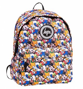 Disney Characters All Over Print Backpack from Hype Disney Characters All Over Print Backpack from Hype