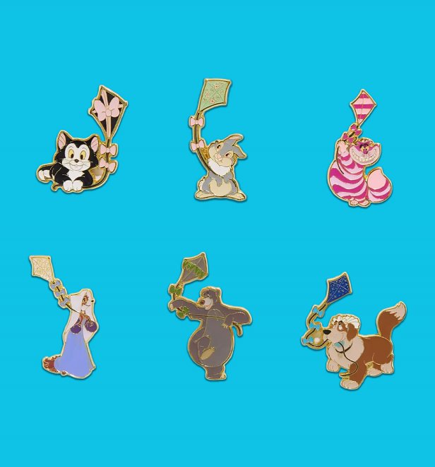 Loungefly Disney Classics Characters Flying Kites Mystery Box Pin Loungefly Disney Classics Characters Flying Kites Mystery Box Pin