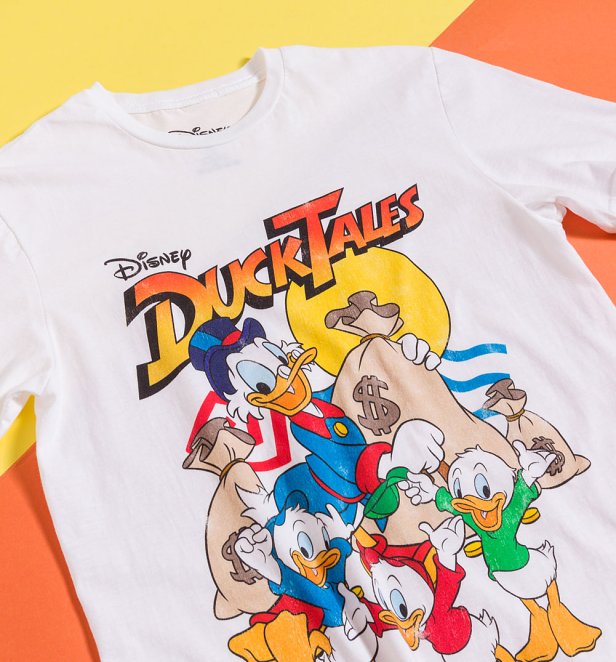 Disney DuckTales Gang White T-Shirt