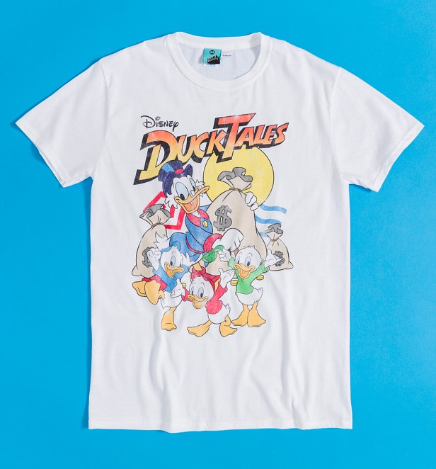 Disney DuckTales Gang White T-Shirt Disney DuckTales Gang White T-Shirt