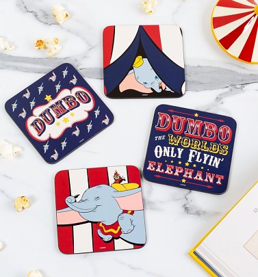 Disney Dumbo Set Of Four Coasters Disney Dumbo Set Of Four Coasters